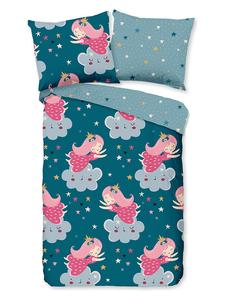 Комплект постельного белья Принцесса в цвете петролеум Good Morning, 100x135 см