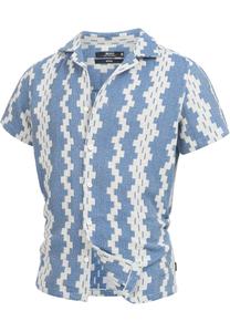 Рубашка на пуговицах стандартного кроя INDICODE JEANS INCosby, синий