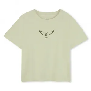 Футболка с короткими рукавами Zadig & Voltaire X60531, бежевый