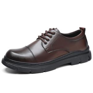 KACHILANG Мужские повседневные туфли мужские низкие черно-коричневые, цвет Brown