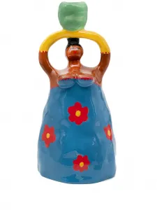 Подсвечник nina, 22,5х10 см, Laetitia Rouget, синий