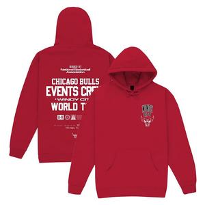 Пуловер с капюшоном унисекс Bleacher Report x Mitchell & Ness Red Chicago Bulls Backstage Crew, цвет Bul Red