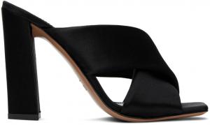 Черные босоножки на каблуке Dafne Paris Texas