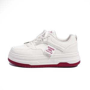 Износостойкие и легкие низкие женские скейтерские кроссовки RENBEN, белый