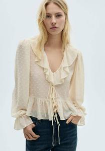 Блуза Mango Blouse, Off-White
