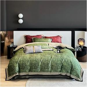 UOIO Комплект постельного белья UOIO American Vintage с пасторальным цветочным принтом из велюрового хлопка 1200TC