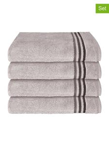 Schiesser Набор из 4 полотенец "Skyline" светло-серого цвета