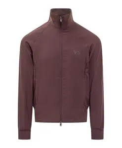 Легкая бордовая куртка с застежкой-молнией по всей длине. Y-3, красный