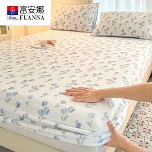 Fuanna Простыня на резинке 120х200 см из плюша, комплект из 2 предметов, утепленная, безворсовая