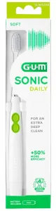 Сонный зубная щетка Sonic Daily белая Gum