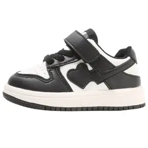 Противоскользящая и износостойкая дышащая обувь для малышей MAIBUXIONG, черный