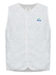 Жилет из флиса на пуговицах American Vintage, серый