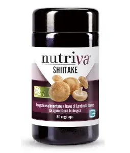 Nutriva Shitake Защитная добавка для тела, 60 растительных капсул
