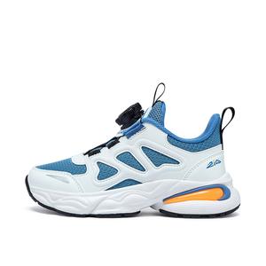 Кроссовки для бега для детей: противоскользящие, износостойкие, с отскоком, дышащие, легкие, амортизирующие BIG WASP, белый/синий