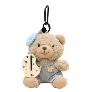 Милый плюшевый кулон медвежонок-художник высота 11см Whoops