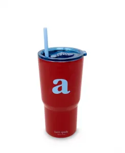 Нью-Йорк, просто мой начальный стакан из нержавеющей стали на 20 унций, Kate Spade, red