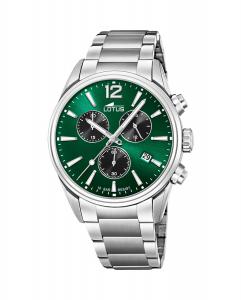 Мужские часы 18690/4 Chrono в серебристой стали LOTUS, серебро