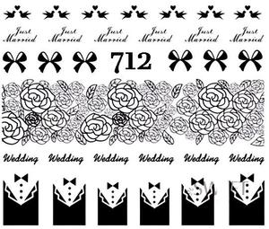 Водные наклейки для ногтей - №712, Raisin