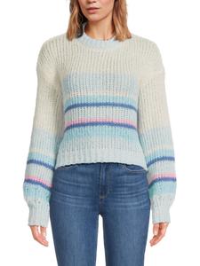 Свитер Lesia в контрастную полоску Noisy May, цвет Sky Blue Multi
