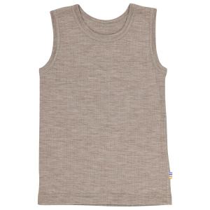 Детская майка базовая - мериносовое нижнее белье Joha, Sesame Melange
