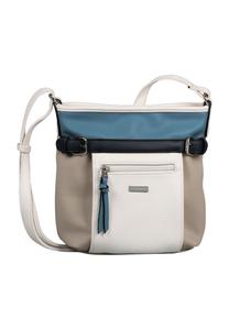 Сумка через плечо, на молнии, колор блок, для женщин TOM TAILOR, цвет Denim Blue