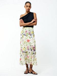 Юбка Monica Hallie с цветочным принтом French Connection, White/Multi