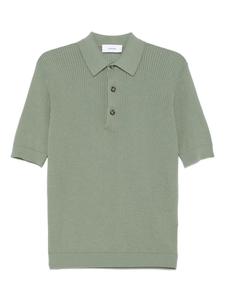 Фактурная рубашка поло Lardini, зеленый