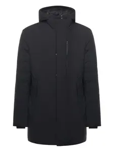 Пальто на молнии со съемным капюшоном Save The Duck, черный