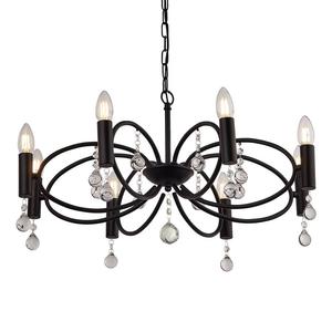 Подвесной светильник searchlight Infinity, сталь - 8-пламенная