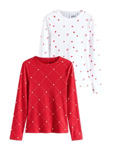 Рубашка Next, красно-белый