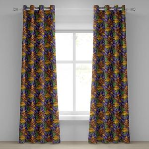 Штора Abakuhaus Mandala Blume 2er-Set, полиэстер - многоцветный - высота: 245 см