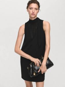 Мини-платье Becca без рукавов Mango, Black