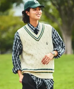 Кардиган-жилет крупной вязки 2025AW