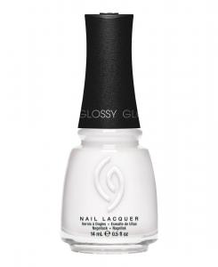 Лак для ногтей Mega Pigment, 0,5 унции China Glaze, White On White