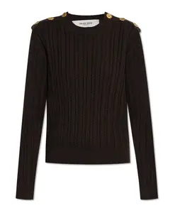 Шерстяной свитер Golden Goose, коричневый