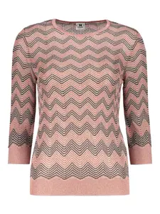 Топ с узором зигзаг Missoni, розовый