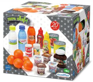Ecoiffier, набор продуктов питания, 20 шт.