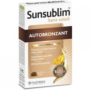 Автозагар Sunsublim 28 гелевых капсул Nutreov