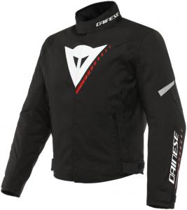 Текстильная мотоциклетная куртка Dainese veloce d-dry, Black/White/Red