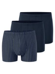 Schiesser Комплект из 3 боксерских трусов синего цвета