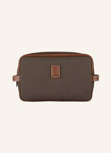 Косметичка боксфорд LONGCHAMP, цвет KHAKI/BRAUN