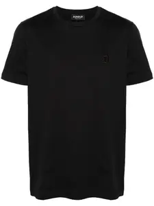Футболка с вышитым логотипом DONDUP, черный