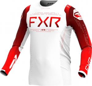Мотокроссовая майка FXR helium 2024, White/Red