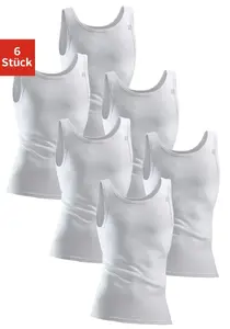 Майка Clipper Exclusive (6 шт.), качество Fine Rib, белый