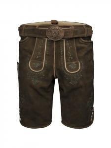 KRÜGER Кожаные брюки Cailan коричневого цвета