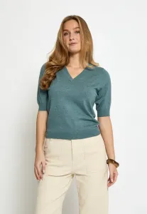 Футболка milla с v-образным вырезом, базовая футболка. Minus, North Atlantic Mel.