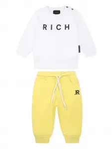 Спортивный костюм с логотипом John Richmond Junior, желтый