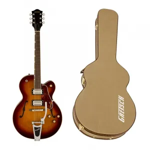 Электрогитара Gretsch G2420T Streamliner (Havana Burst) с чехлом (коричневый)