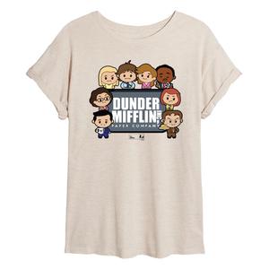Детская струящаяся футболка The Office Dunder Mifflin Licensed Character, бежевый