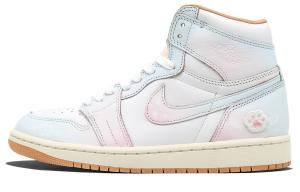 Jordan Кроссовки Air 1 Vintage баскетбольные женские высокие White